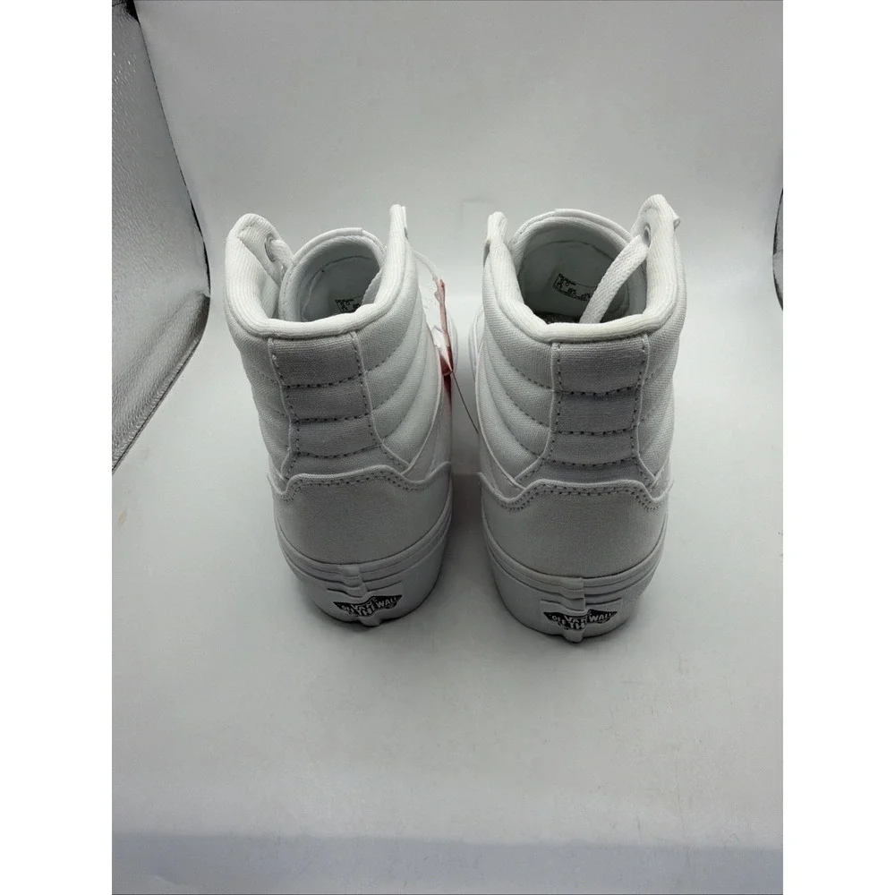 VANS Off The Wall Women's Canvas‎ White Filmore Hi Pla VN0A5EM7WHT Size 6. New